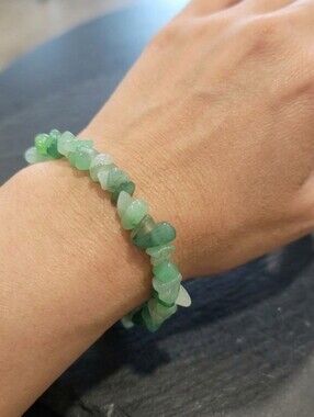 Green Aventurine Crystal Chip Bracelet